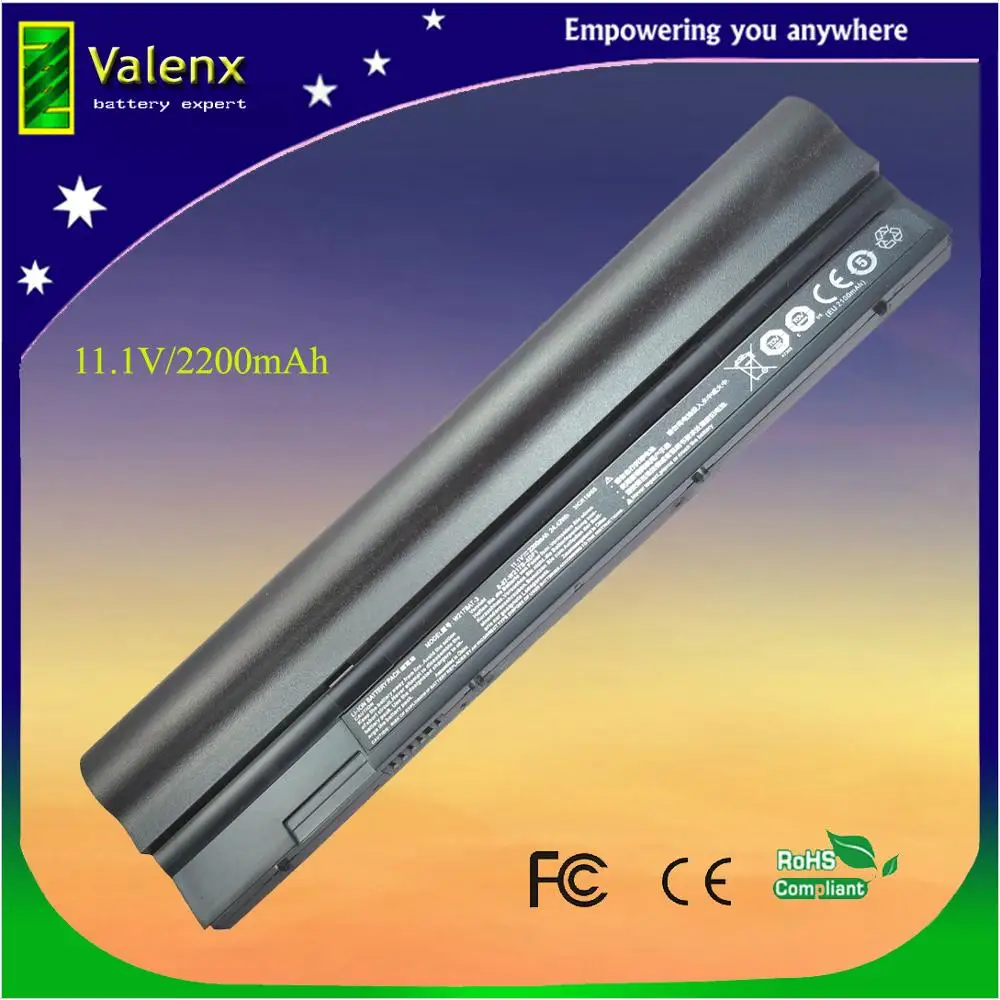 laptop battery w217bat-3 for clevo w217 Series w217cu 6-87-W130S-4D7 6-87-W217S-4D41 6-87-W217S-4DF1 11.1V 2200mAh | Компьютеры и офис