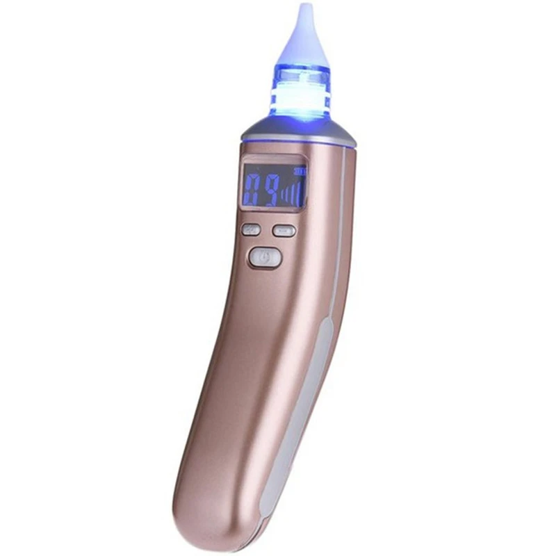 

Gold Baby Electric Nasal Aspirator Adjustable Manual Nose Cleaner Rechargeable Newborn Nasal Congestion Nasal Suction Device