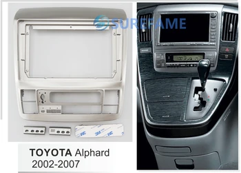 

9 inch Car Fascia Radio Panel for TOYOTA Alphard 2002-2007 (Hight end) Dash Kit Install Facia Console Bezel 9inch Adapter Plate