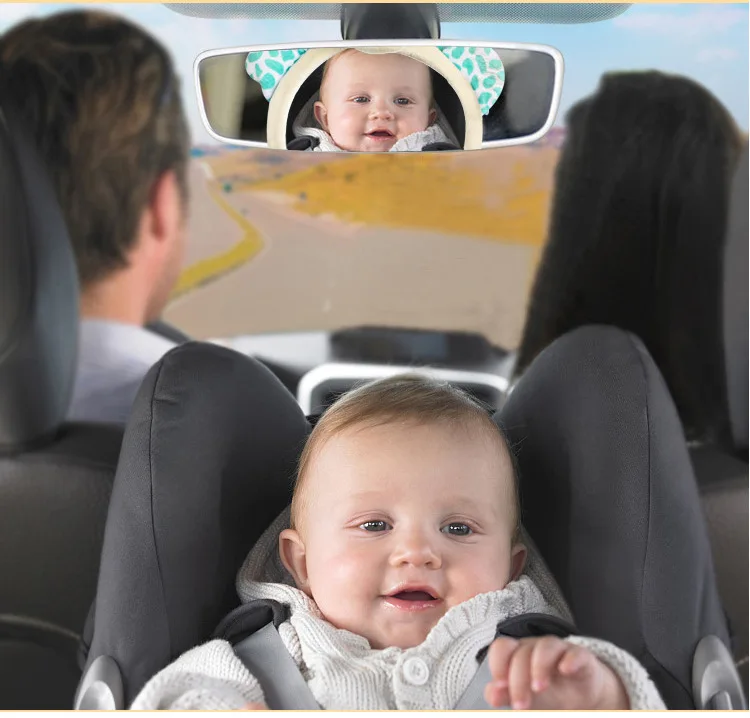 CYSINCOS зеркало заднего вида для автомобиля, детское зеркало для родителей, детское сиденье безопасности, милые плюшевые игрушки, Формирующее зеркало