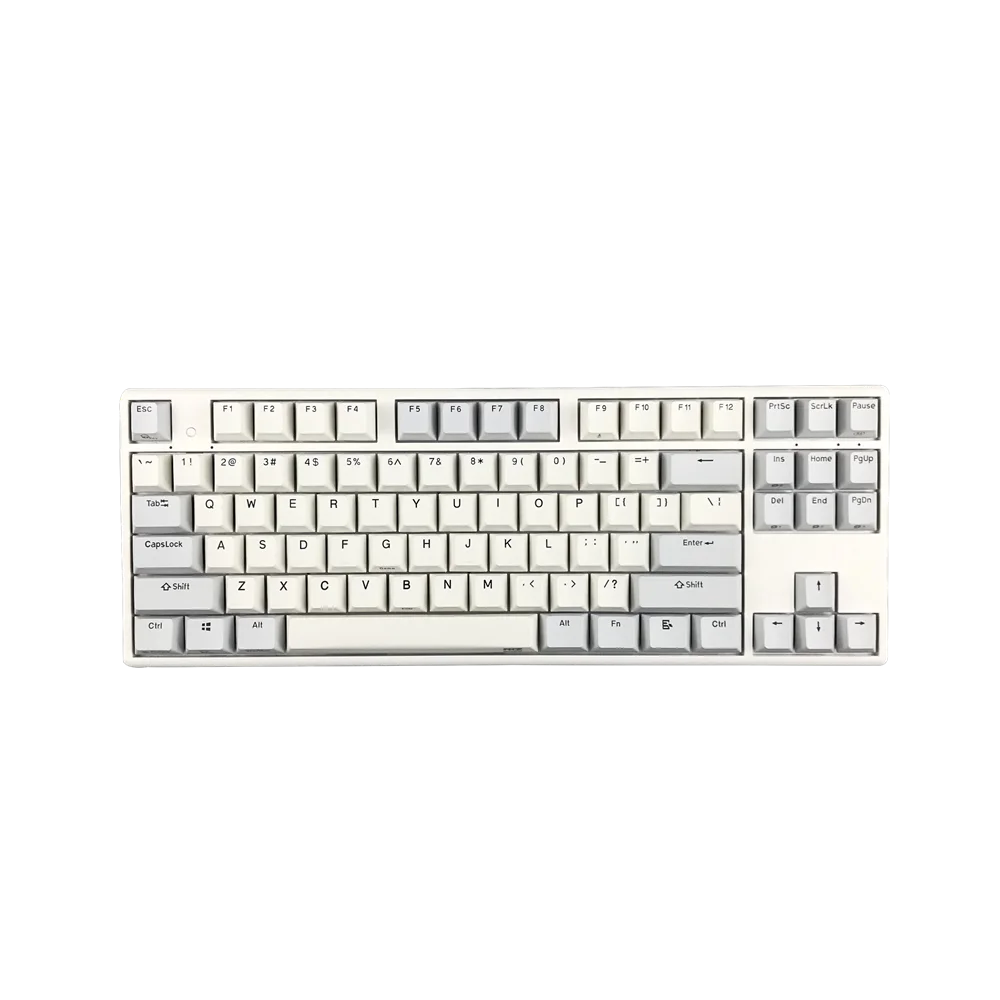 niz keyboard X87/X108 capacitancia White Bluetooth keyboard RGB