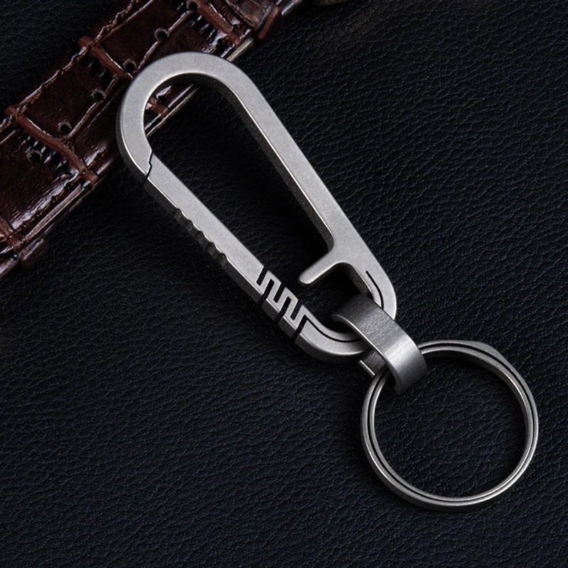 Антикоррозийный брелок для ключей titanium TC4 рюкзак карабин для активного отдыха
