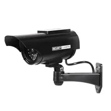

YZ-3302 Solar Powered CCTV Security Surveillance Waterproof Simulation Camera Flashing Red LED Light Video Anti-theft Camera