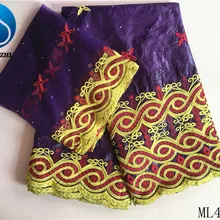 LIULANZHI Африканский Базен вышивка платье хлопчатобумажная ткань для шитья 7 ярдов getzner Базен riche ML47B62