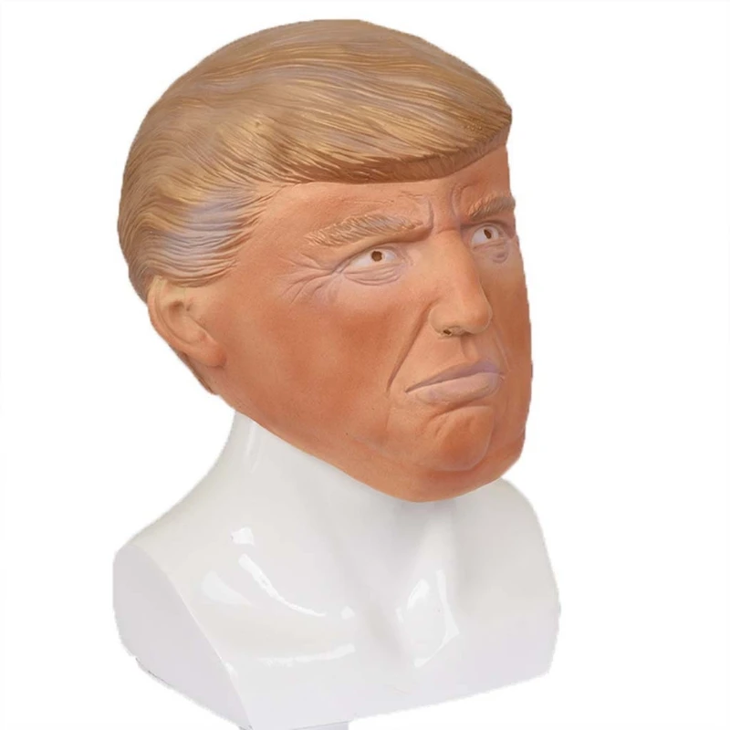 

Halloween Party Celebrity Headgear Funny American President Mask Masquerade Cosplay Face Mask Stage Performance Props