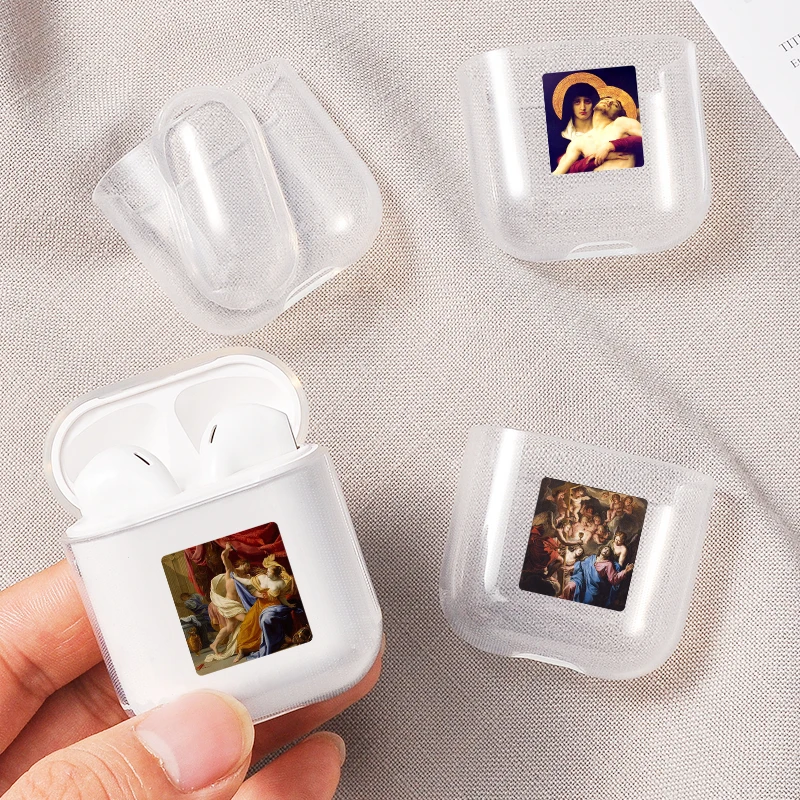 

Case for Airpods Interesting Paintings For AirPods Cover Cartoon Wireless Earphone Accessories for Apple Airpods Soft Case Bag