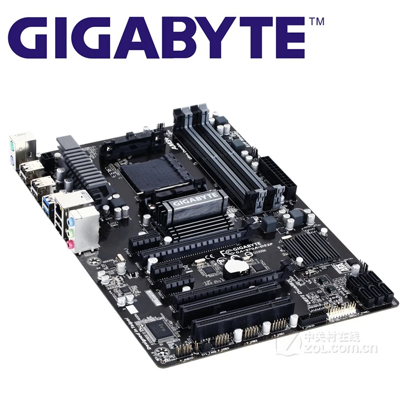 AM3 + оригинальная материнская плата для AMD DDR3 DIMM Gigabyt USB3.0 32 ГБ 970 970A DS3P системная