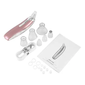 

Microcrystalline Black Head Massager Facial Clearing Devices Facial Pore Cleaner Acne Remover Vacuum Extractor