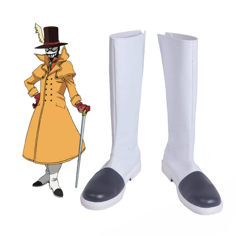 

Costumebuy My Hero Academia Boku no Hero Akademia Cosplay Mr. Compress Atsuhiro Sako Shoes Costume Boots Accessory Halloween