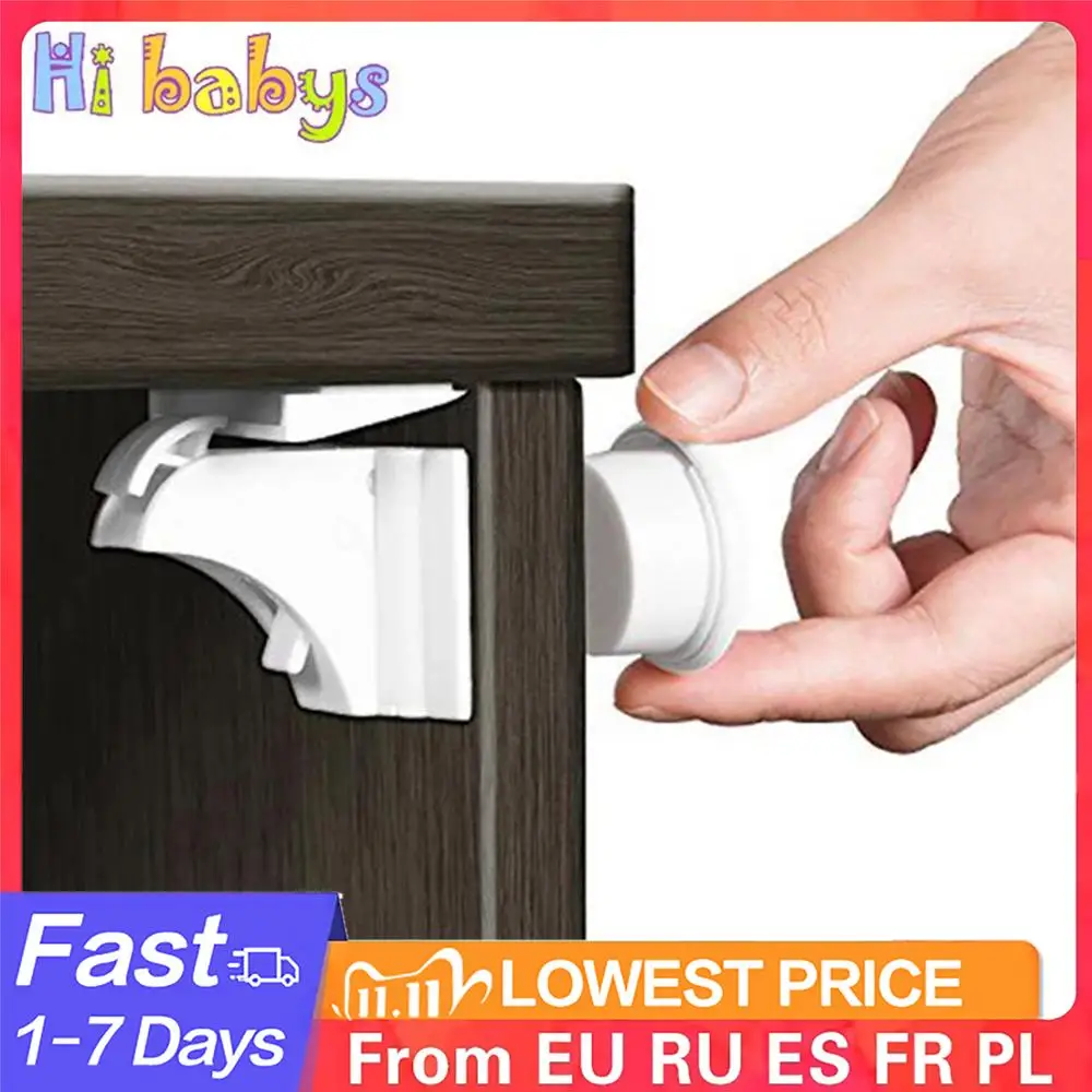 Baby Drawer Lock Kid Security Protect Cabinet Toddler Child Safety Lock FO 