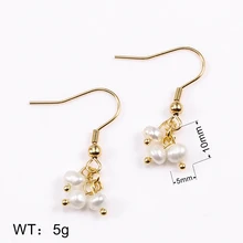 Изысканный искусственный жемчуг альпинистские современные красивые цветочные серьги-гвоздики в форме сердца для женщин ювелирные изделия