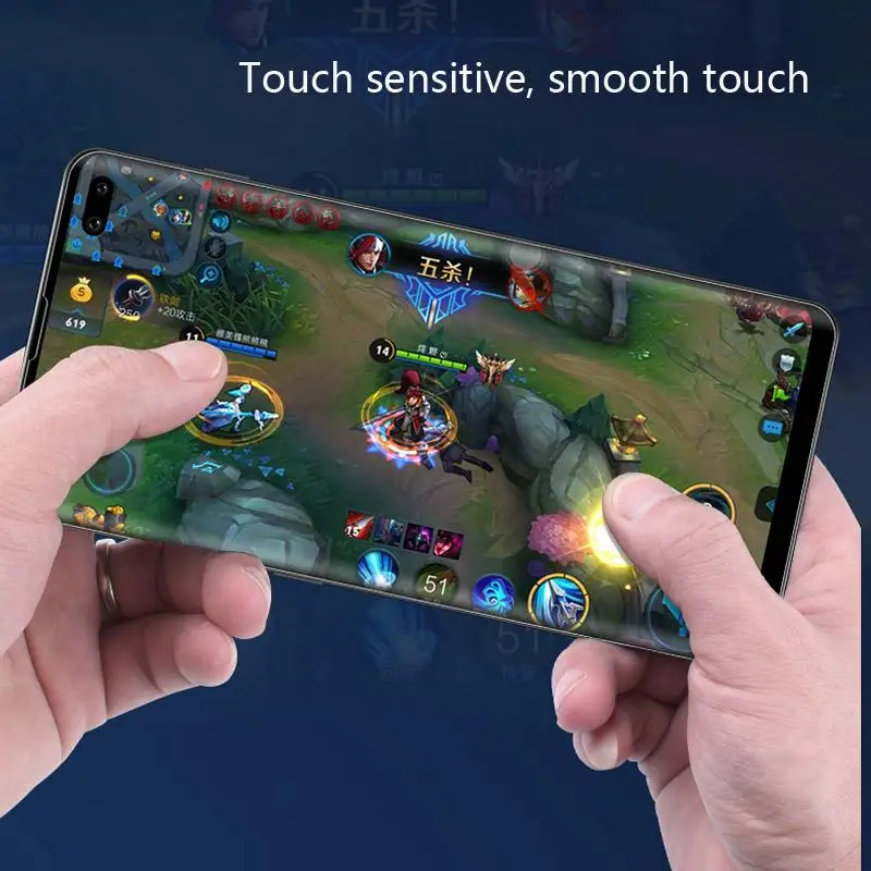 Прозрачное изогнутое жидкое ультрафиолет закаленное стекло для samsung Galaxy Note 10 Pro 8 9 S10 S8 S9 Plus S10E S7 edge защита экрана