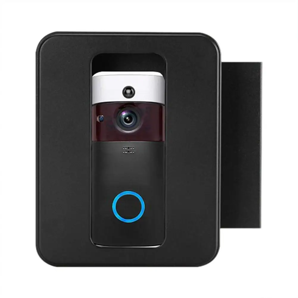 

Video Doorbell Door Mount Camera No Drill Ring Safety Security Systems Anti-Theft Accessories Holder Bracket For House