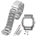 Silver strap bezel