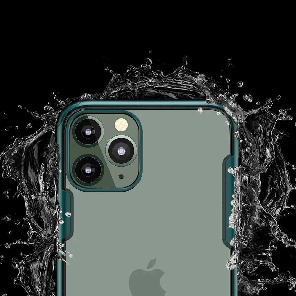 Противоударный защитный чехол для Apple iPhone 11Pro Max X XS Max XR защитный силиконовый из ТПУ объектив прозрачная задняя крышка