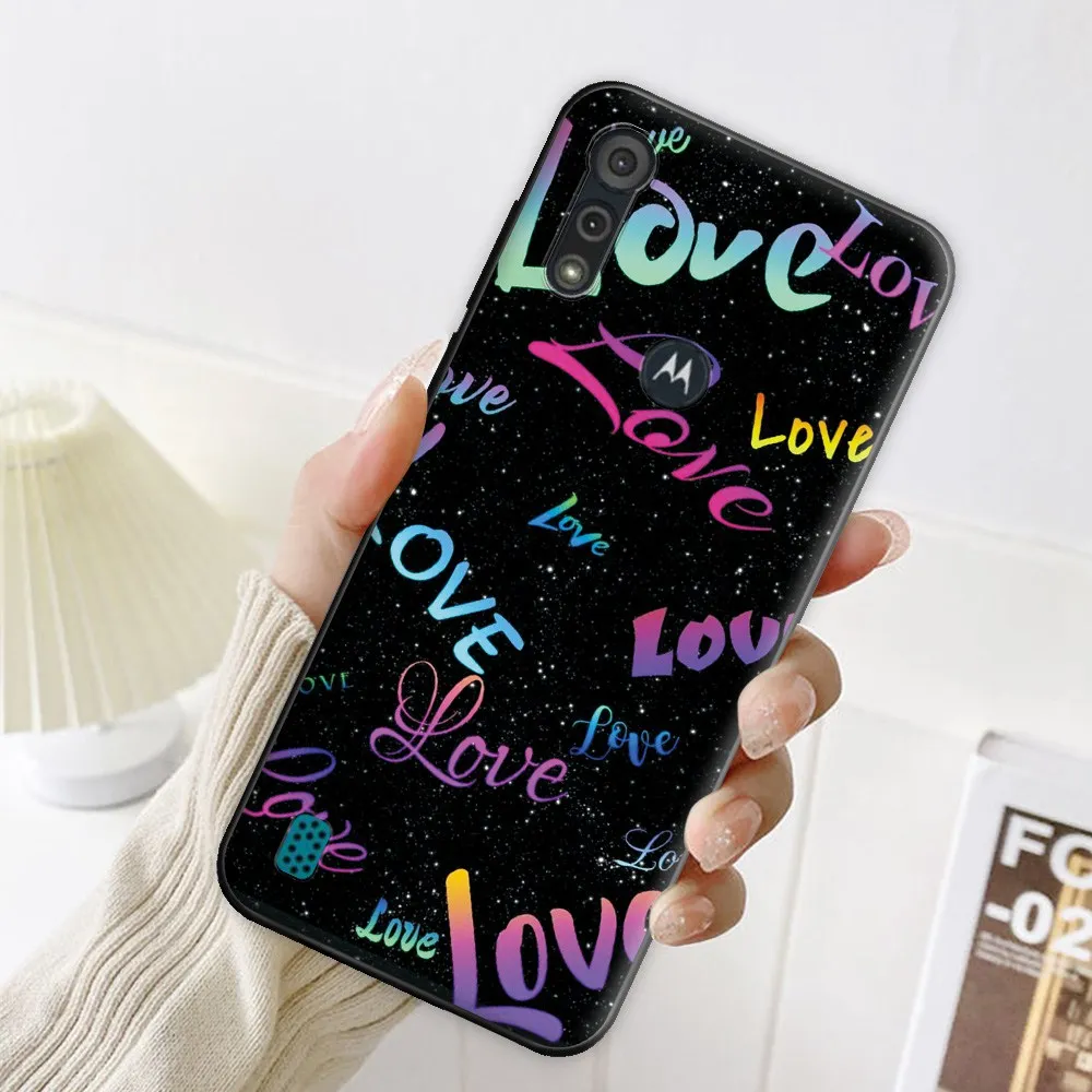 For Moto E6s 2020 Case 6.1inch Phone Cover Silicone Soft Back Cases for Motorola Moto E6i Case TPU Para for Motorola E6s 2020 wallet phone case Cases & Covers