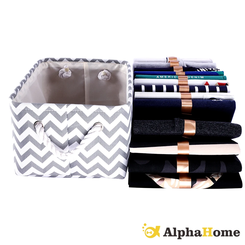 

Clothes Folding Nursery Underwear Toy Organizer Laundry Cube Canvas Fabric Storage Basket Storage Box