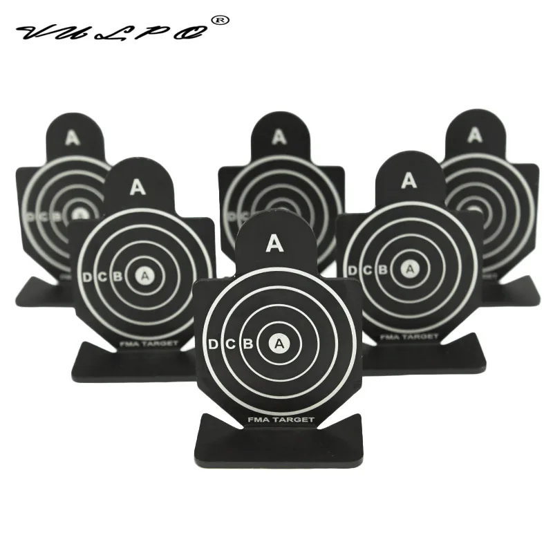 

VULPO 6pcs/lot Tactical Airsoft Shooting Metal Target Set Durable Archery Kit shooting Target Practice Accessories