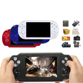 

For Child Nostalgic Player Console Dual Rocker Handheld Retro Portable Video Game Console Gamepad 4.3 Inch 4GB/8GB Consol Suppor