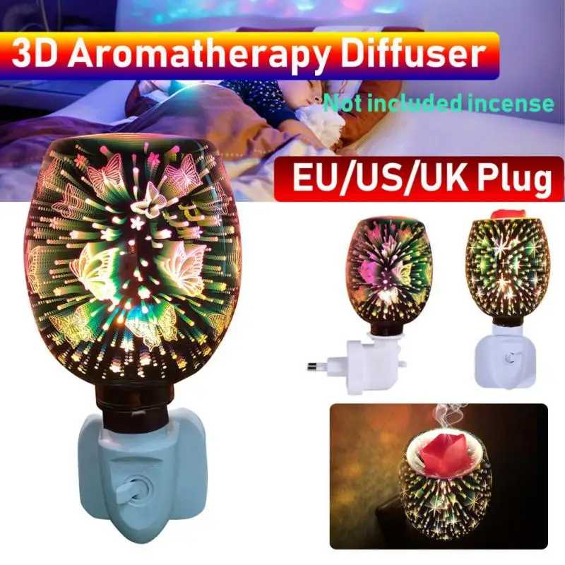 3D Wax Melting Lamp Effect Electric Wax Melt Burners Aromatherapy