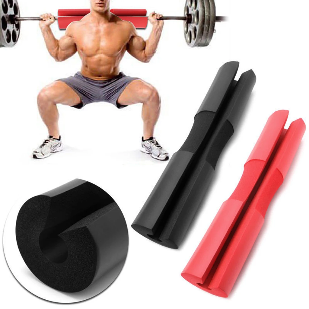 2pcs Barbell Pad Squat Pad Neck Shoulder Professional Fitness Protective Pad Support For Olympic or Standard Bars