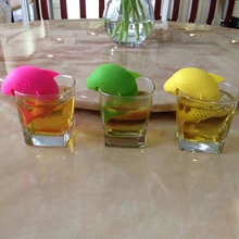 Силиконовый Чайный фильтр в форме акулы, аксессуары, многоцелевой чайный лист, рассол, ингредиенты, ситечко для трав, горячий горшок, суп, чайник