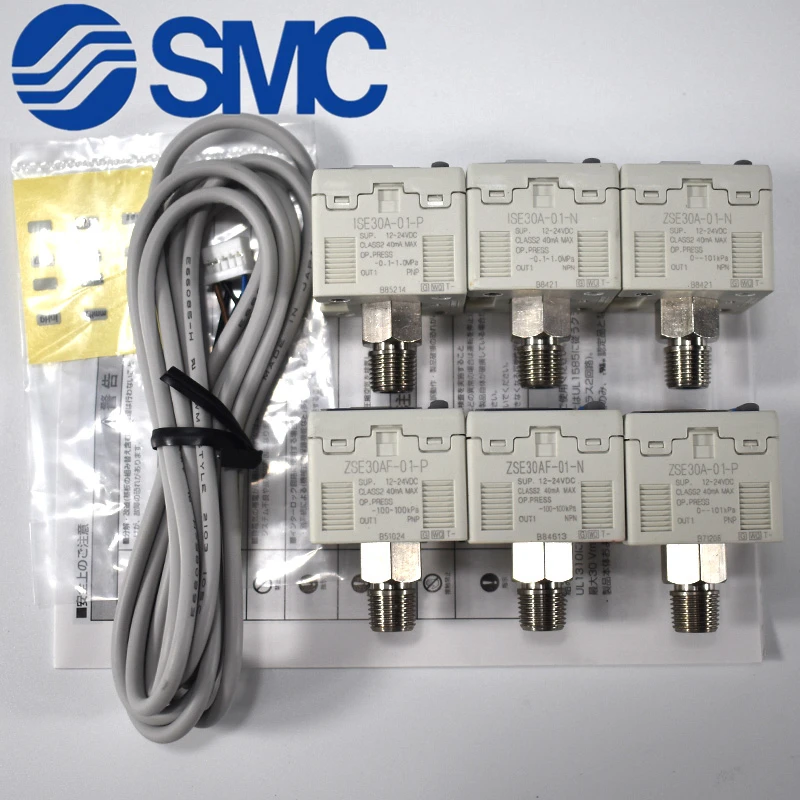 

SMC Original ZSE30A-01-N-L/ISE30A-01-P-L 2-Color Display High-Precision Digital Pressure Switch ISE30A-01-C-L