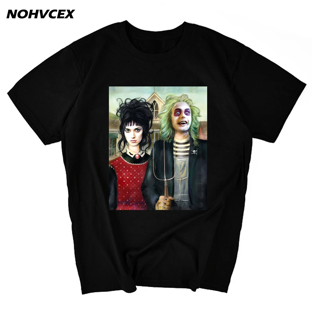 Мужские футболки с коротким рукавом от Beetlejuice Never Trust The Living Classic из культового