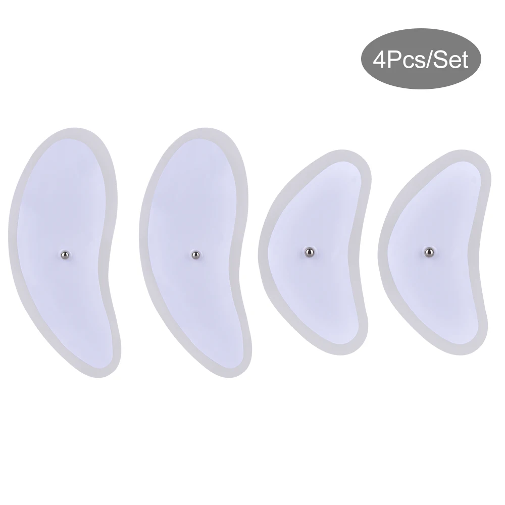 

4pcs Replacement Gel Pads V Face Tens Electric Massager Sticker Thin Slimming Facial Massage Muscle Stimulator Replaced Gel Pads