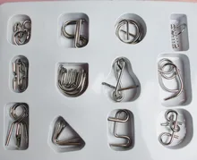 Best Price Iron ring unlock game decompression puzzle leisure toy buckle child adult toy 12 piece gift box Casting spiral puzzle Best Price Iron ring unlock game decompression puzzle leisure toy buckle child adult toy 12 piece gift box Casting spiral puzzle