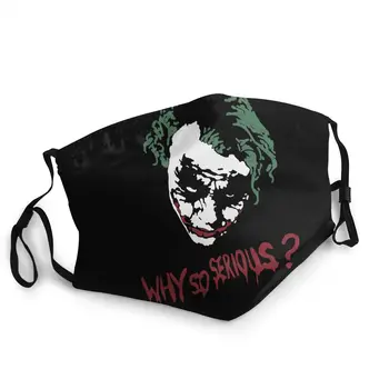 

Joker Why So Serious Non-Disposable Face Mask Anti Bacterial Dust Mask Protection Mask Respirator Mouth Muffle