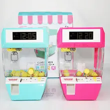 

Mini Coin Operated Game Machine Candy Doll Grabber Claw Arcade Machine Catcher Crane Machine Kids Educational Fun Birthday Gift