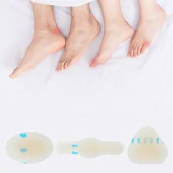 

1Pc Hydrocolloid Blister Plaster Waterproof Adhesive Anti-Wearing Heel Gel Sticker Pain Relief Pedicure Patch Cushioned Bandages