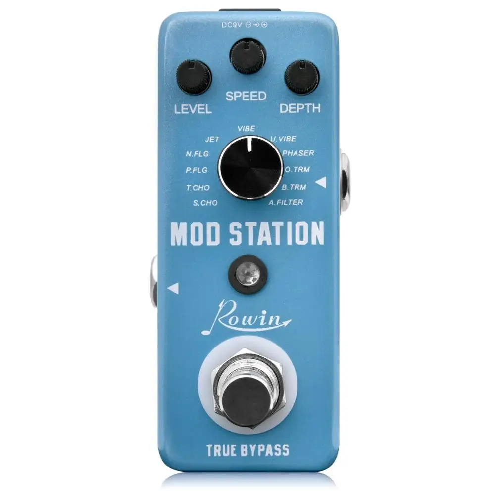 Rowin LEF 3808 Mod Station Pedal 11 видов классического эффекта модуляции хранение звуковых