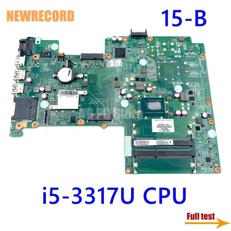 Материнская плата для ноутбука HP Sleekbook 15-B серии DA0U36MB6D0 701694-501 701694-001 712794-001 DDR3L HM77