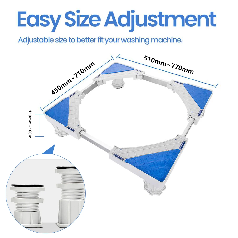 universal mobile base fridge stand, multi-functional