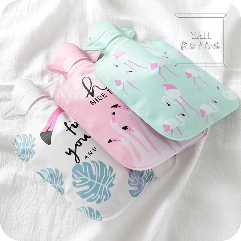

Cartoon Cute Small Hot Water Bag Water Explosion-proof Warm Hand Treasure Filled with Water Pain Through The Warm Water Bag