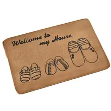 Противоскользящий абсорбирующий коврик для ног напольный коврик для кухни гостиной ванной комнаты