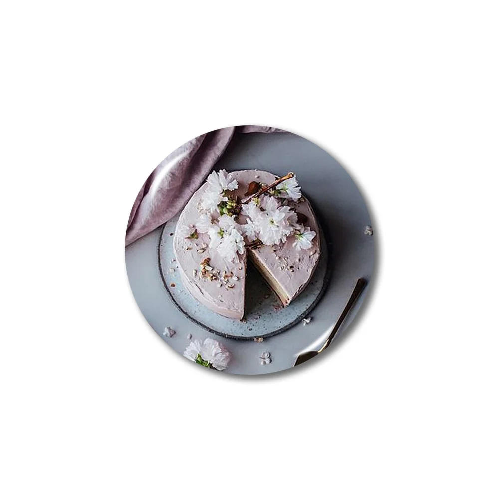 Lychee Cake серии 3D магнит на холодильник круглой формы магниты на холодильник сувениры для путешествий украшение для дома и кухни