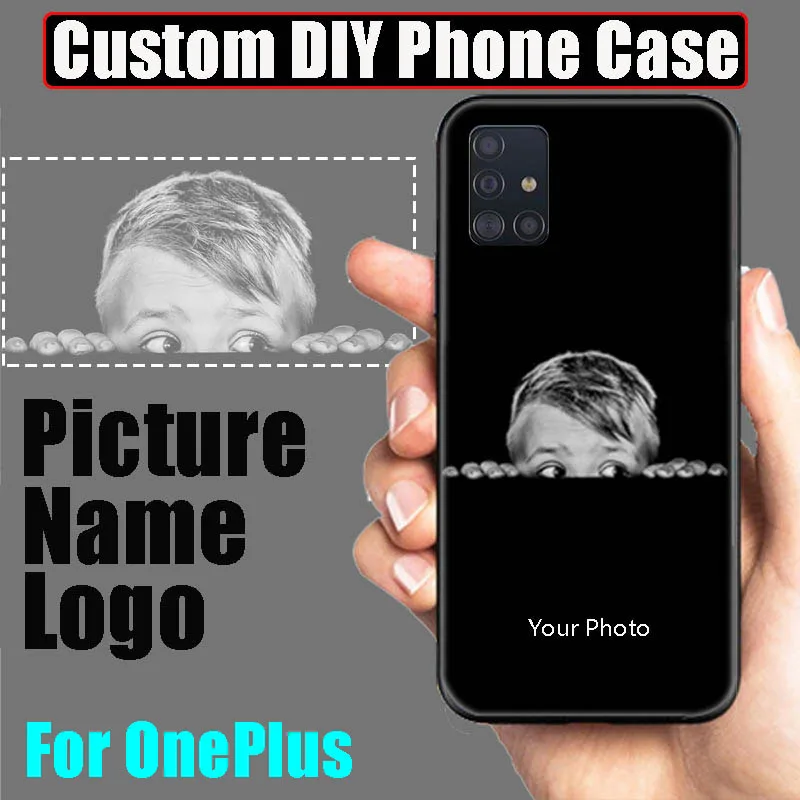 Custodia Per Telefono Personalizzata Fai-Da-Te Per Oneplus Nord 5G 1 + 6 6T 7 7T X 5 5T 1 2 3 3T 8 Nord 5G Pro Z Oneplusz 8Pro Cover In Silicone