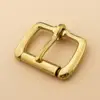 Solid Brass Metal Heel Bar Buckle End Bar Roller Buckle Rectangle Single Pin for Leather Craft Bag Belt Strap Webbing ► Photo 3/6