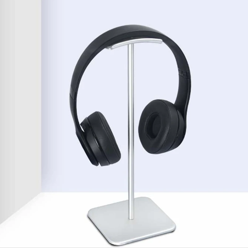 Non Slip Earphone Hanger Holder Headphone Stand Rack Sturdy Aluminum Alloy Gaming Headset Bracket with Solid Base for Table Desk
