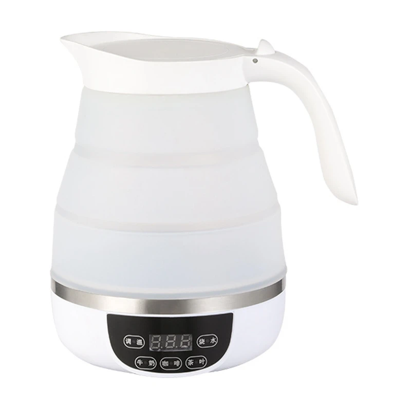 

Electric Kettle Silicone Foldable Portable Travel Camping Water Boiler Adjustable Voltage Home Electric Appliances