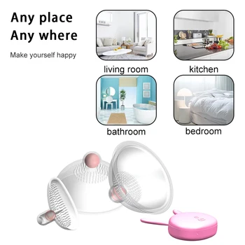 Nipple Suckers Stimulation Licking Breast Rechargeable Clitoral Vibrator Masturbator Massager Sex Toys for Women Couples 4