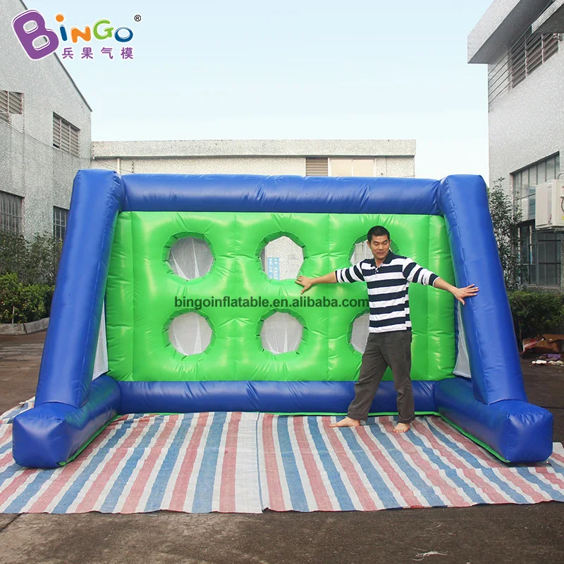 Цена по прейскуранту завода 3x2x2 метра надувные ворота для футбола/надувные шесть ворот для стрельбы для игр на открытом воздухе