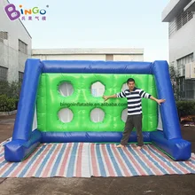 Цена по прейскуранту завода 3x2x2 метра надувные ворота для футбола/надувные шесть ворот для стрельбы для игр на открытом воздухе