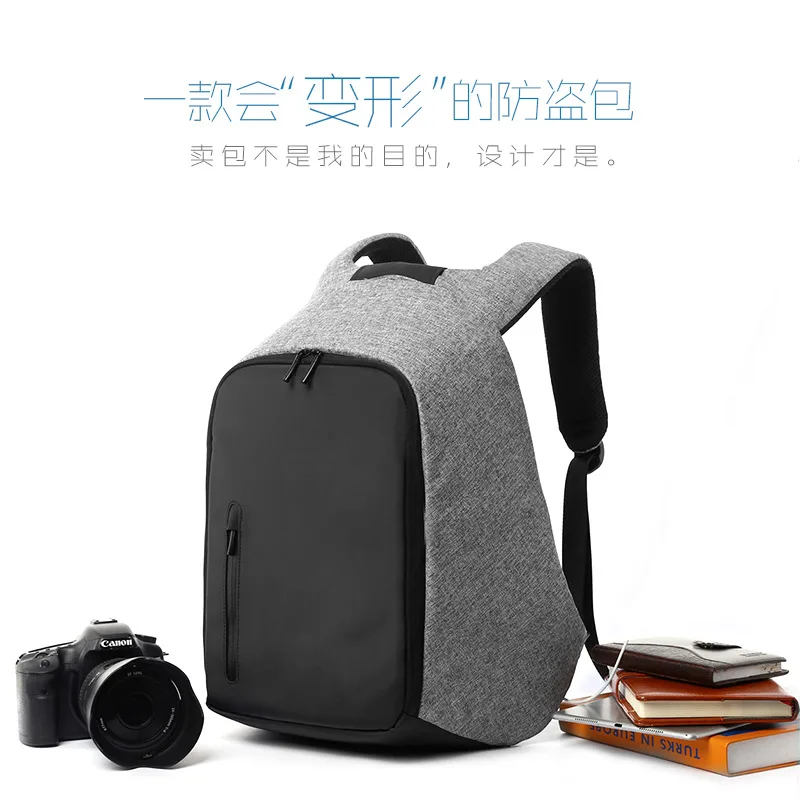 

Tu guan Anti-Theft Backpack College Student Charging USB Backpack Outdoor Casual Computer Bag SPORT Bag