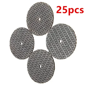

25pcs/set Metal Cutting Disc for Dremel Grinder Rotary Tool Circular Saw Blade Wheel Cutting Sanding with 1pc Mandrel Accessory