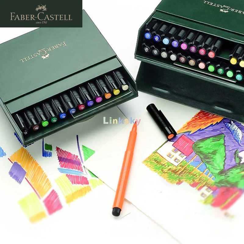 Einen Computer benutzen Bürste Saugfähig faber castell pitt artist pen