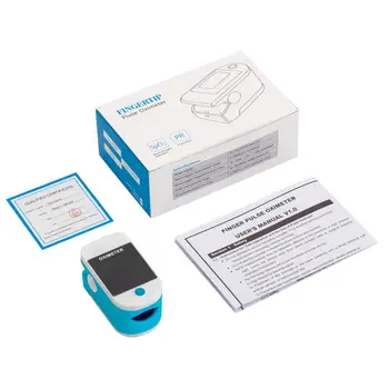 

Blood Oxygen Monitor Finger Pulse Oximeter Oxygen Saturation Monitor Heart Rate Household Oximetry Monitor